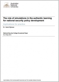 The role of simulations in the authentic learning for national security policy development