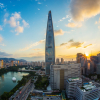 Image: Lotte World Tower and the skylines of Seoul, Rawpixel